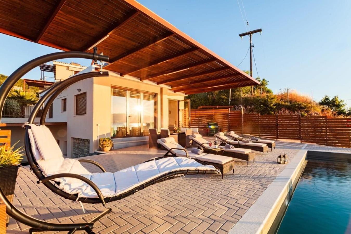 Seaside Summer Bliss - Aurora Luxury Pool Paradise ペタリディオン エクステリア 写真