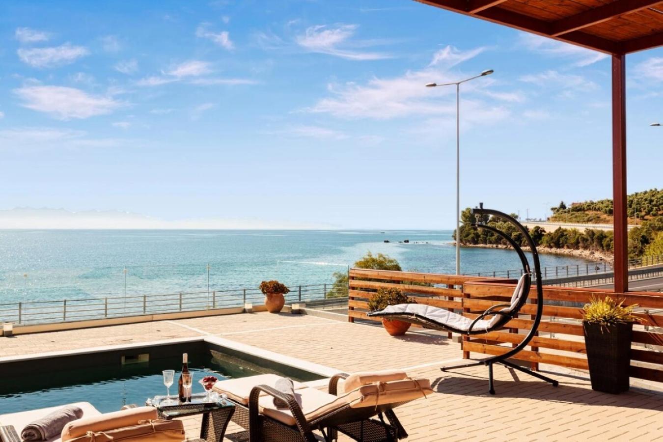 Seaside Summer Bliss - Aurora Luxury Pool Paradise ペタリディオン エクステリア 写真
